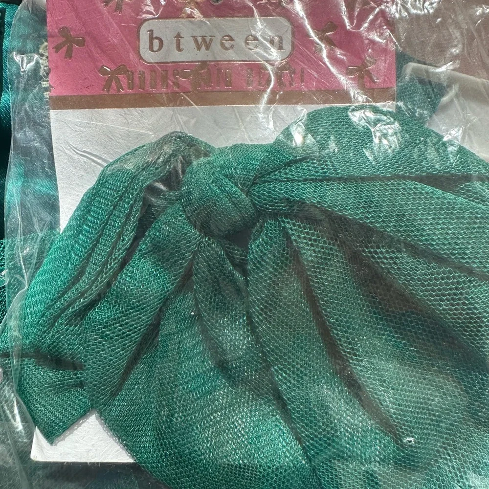 🆕Btween Girls Tulle Dress & Hair Clip Set